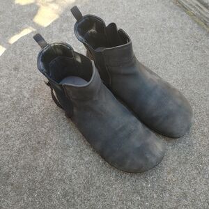 Everyday Black Leather Ankle Boots